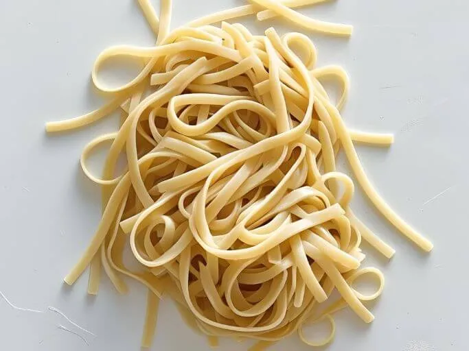 Fettuccine noodles
