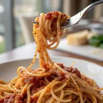 erasy spaghetti recipe with homemade tomato sauce