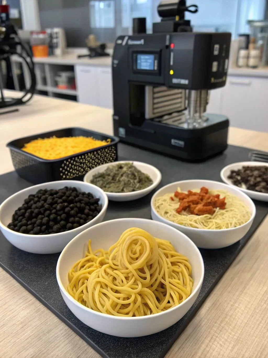 The Future fusion-evolution-noodles-modern-kitchenof Noodles Fusion evolution noodles with vegetables