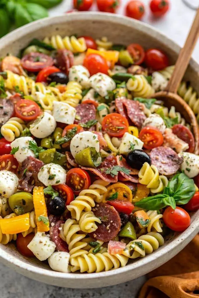 Easy Antipasto Pasta Salad